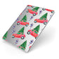 Driving home for Christmas Apple iPad Case on Silver iPad Side View