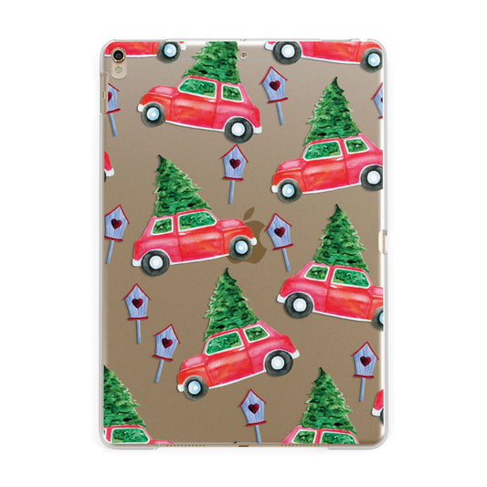 Driving home for Christmas Apple iPad Gold Case
