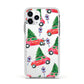 Driving home for Christmas Apple iPhone 11 Pro in Silver with White Impact Case