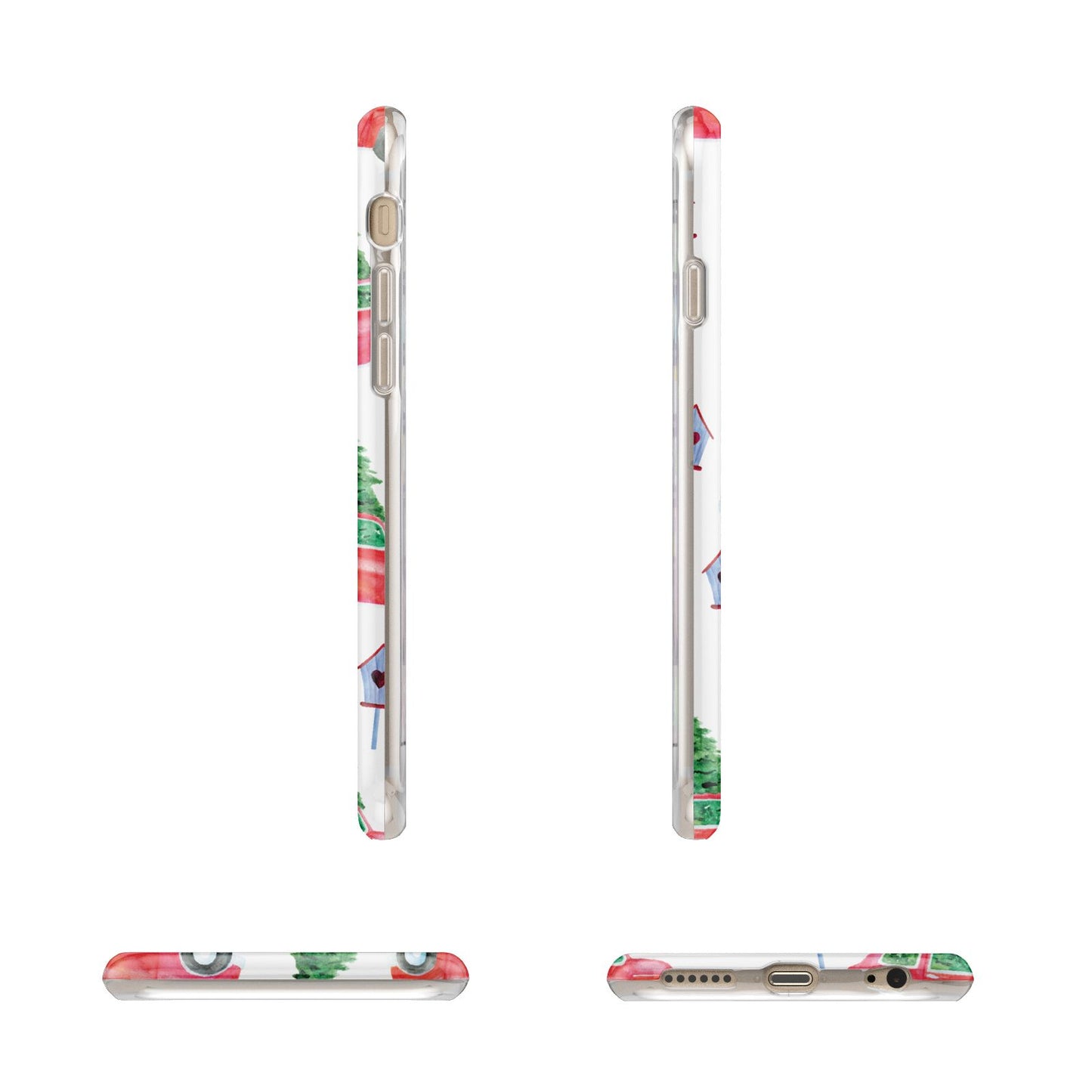 Driving home for Christmas Apple iPhone 6 3D Wrap Tough Case Alternative Image Angles