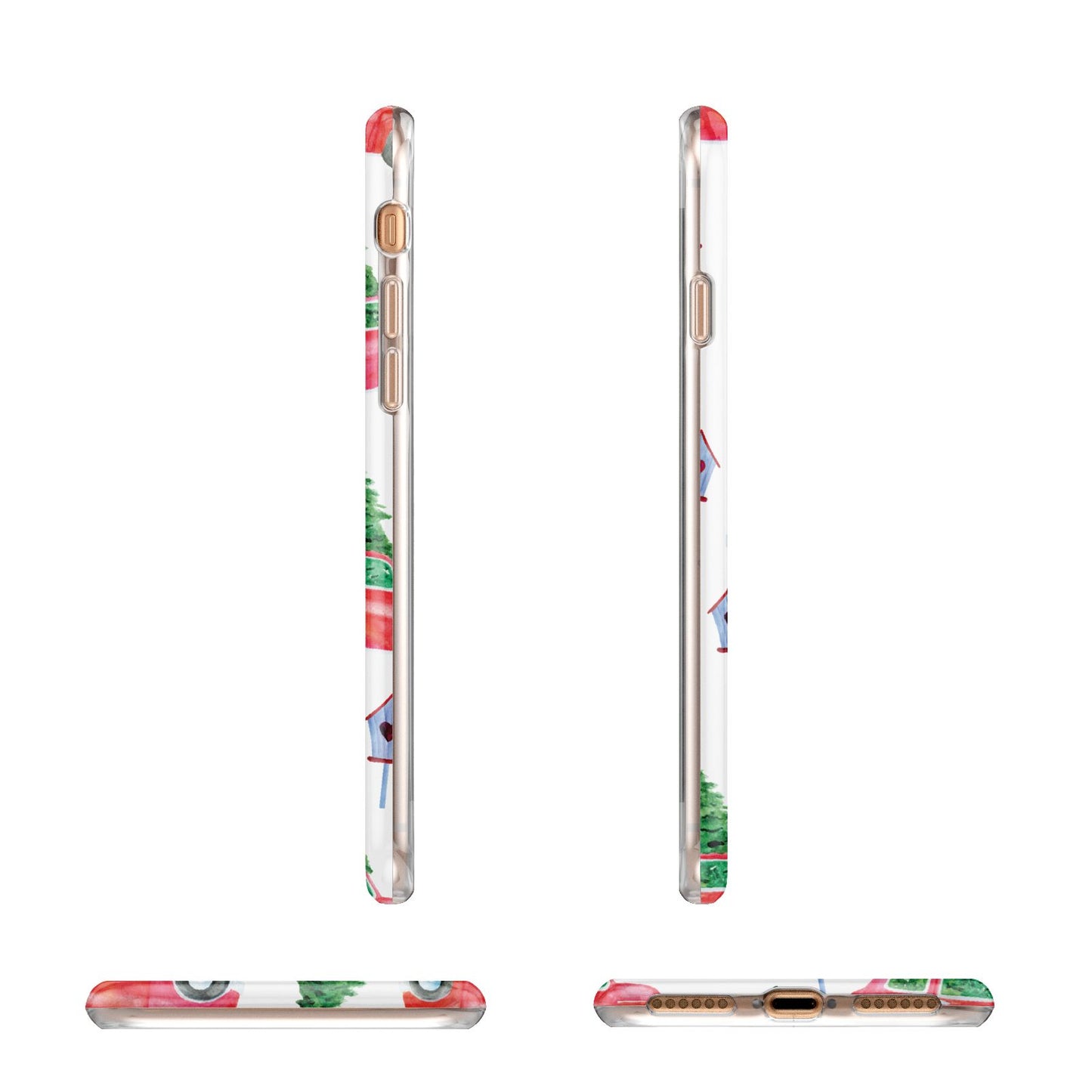 Driving home for Christmas Apple iPhone 7 8 3D Wrap Tough Case Alternative Image Angles