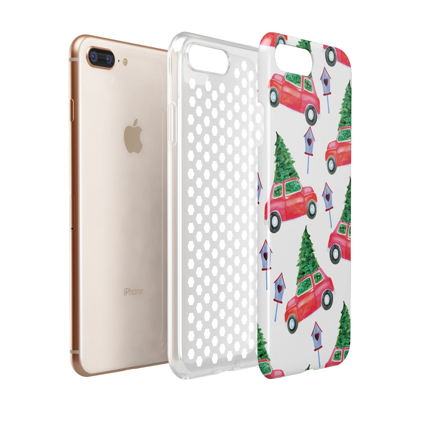 Driving home for Christmas Apple iPhone 7 8 Plus 3D Tough Case Expanded View