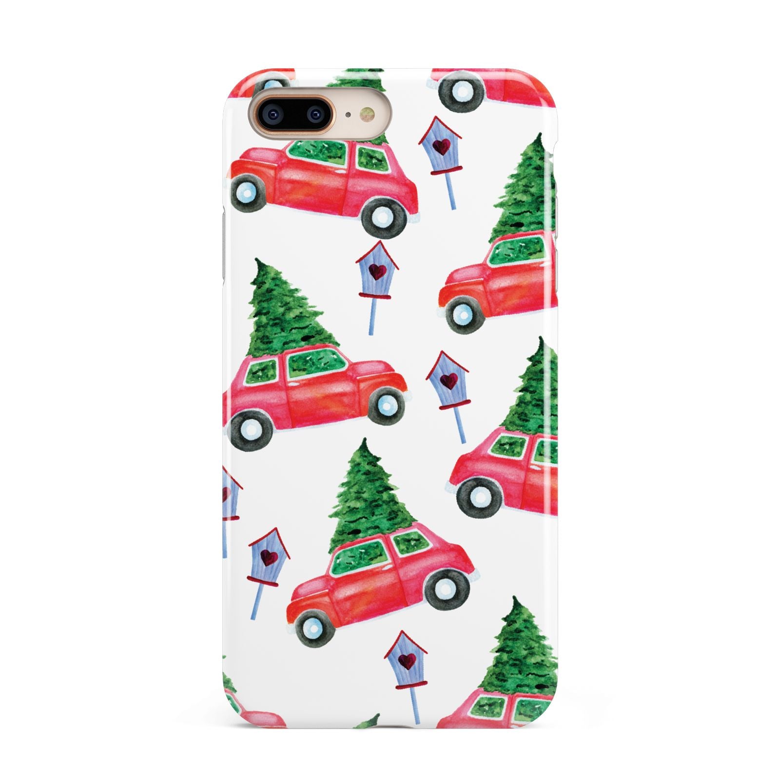 Driving home for Christmas Apple iPhone 7 8 Plus 3D Tough Case