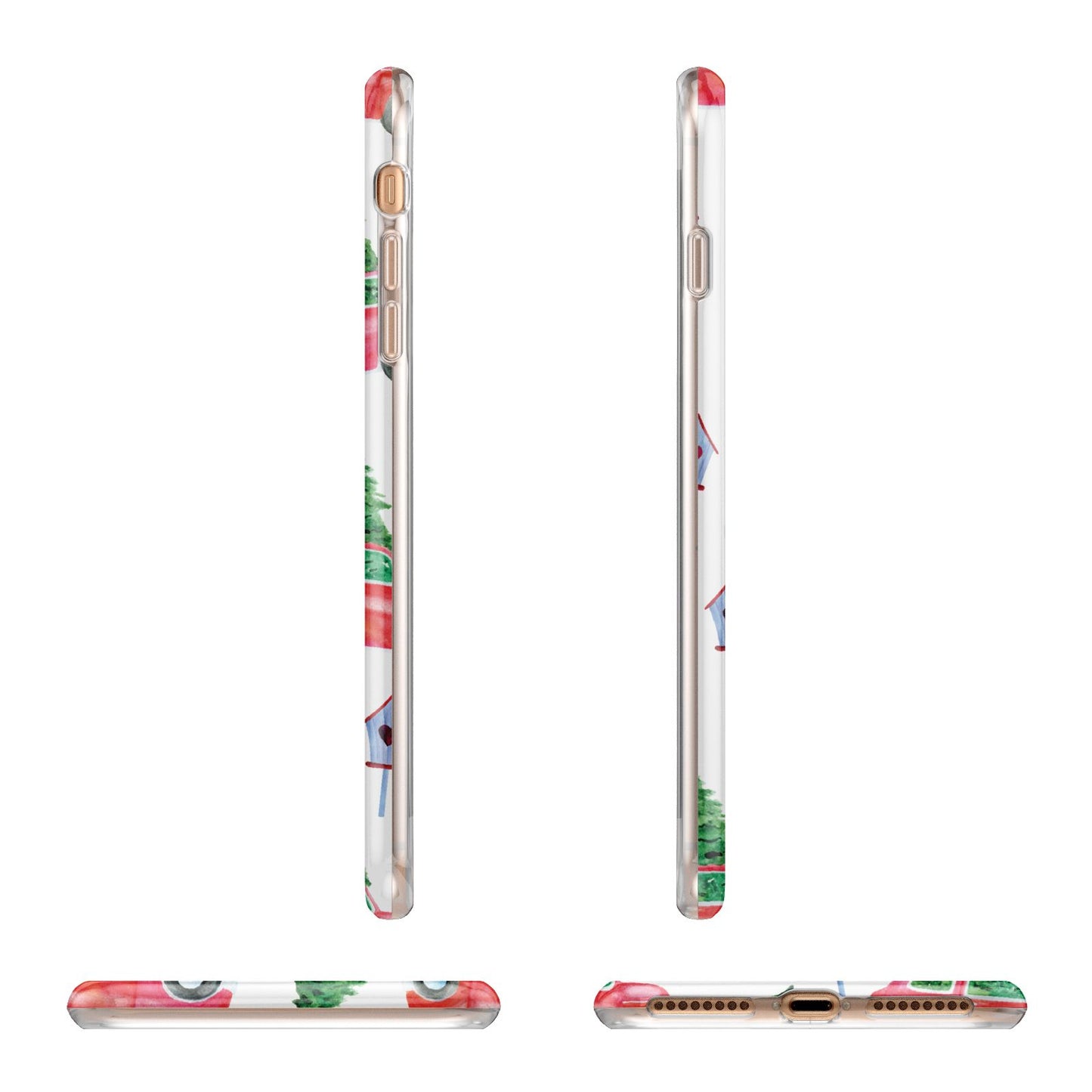 Driving home for Christmas Apple iPhone 7 8 Plus 3D Wrap Tough Case Alternative Image Angles