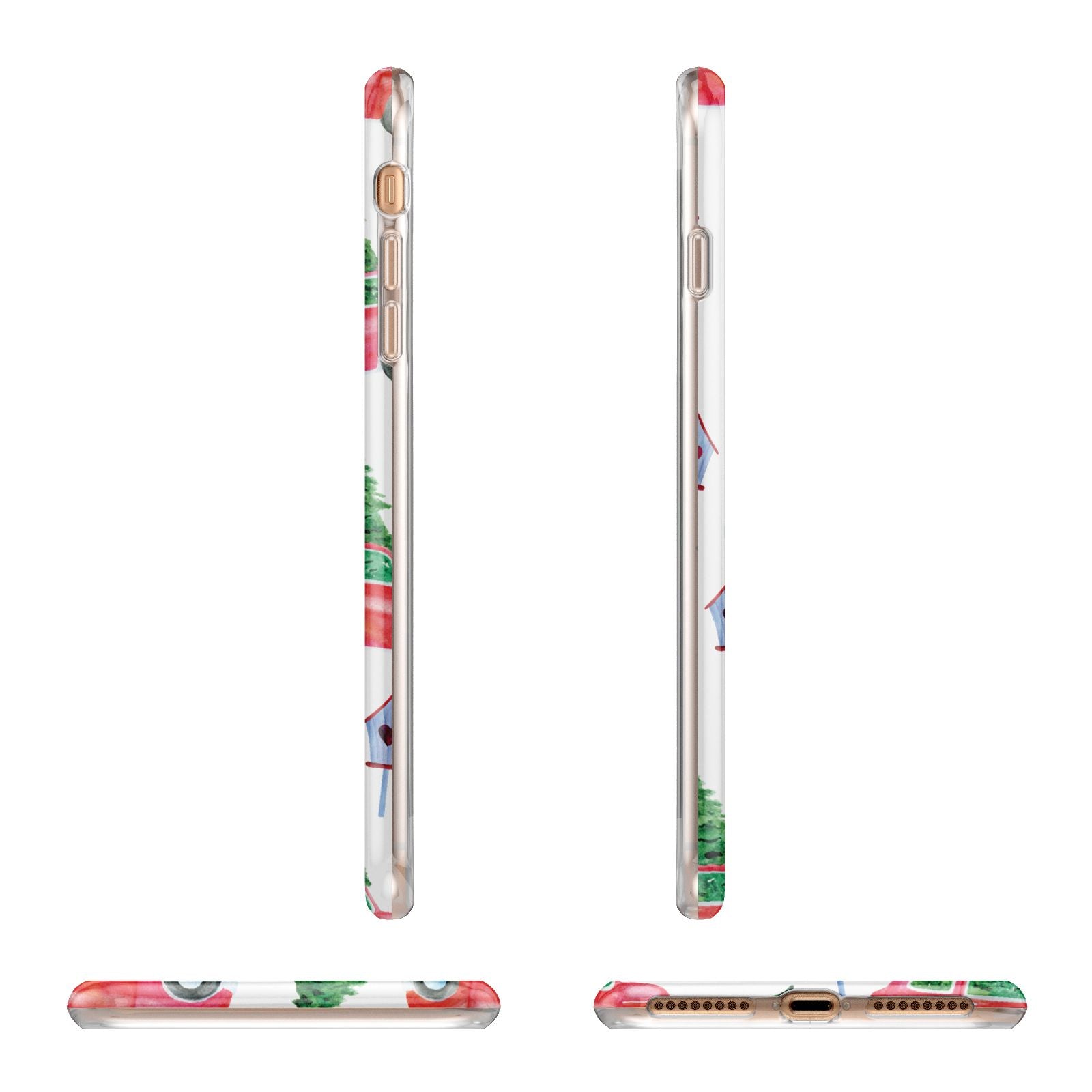 Driving home for Christmas Apple iPhone 7 8 Plus 3D Wrap Tough Case Alternative Image Angles