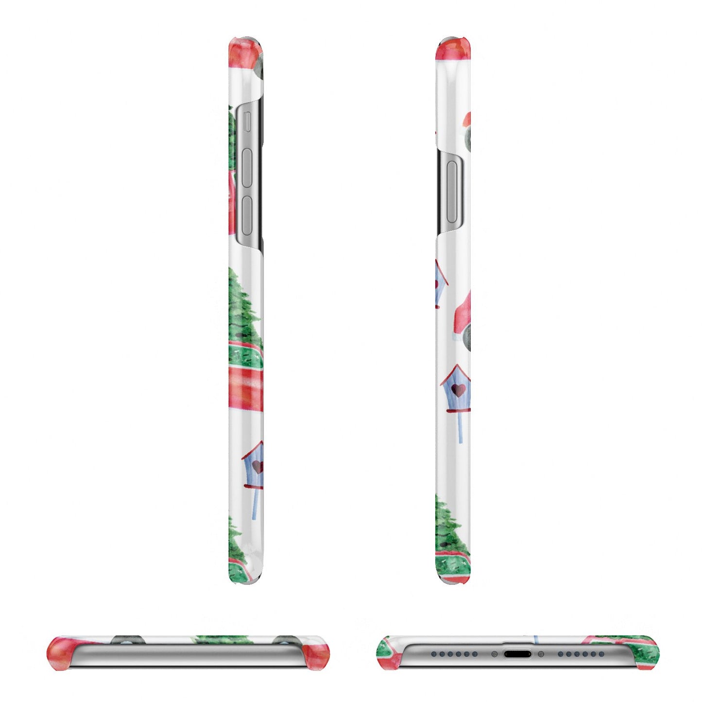 Driving home for Christmas Apple iPhone XR 3D Wrap Snap Case Angled Images on White Phone