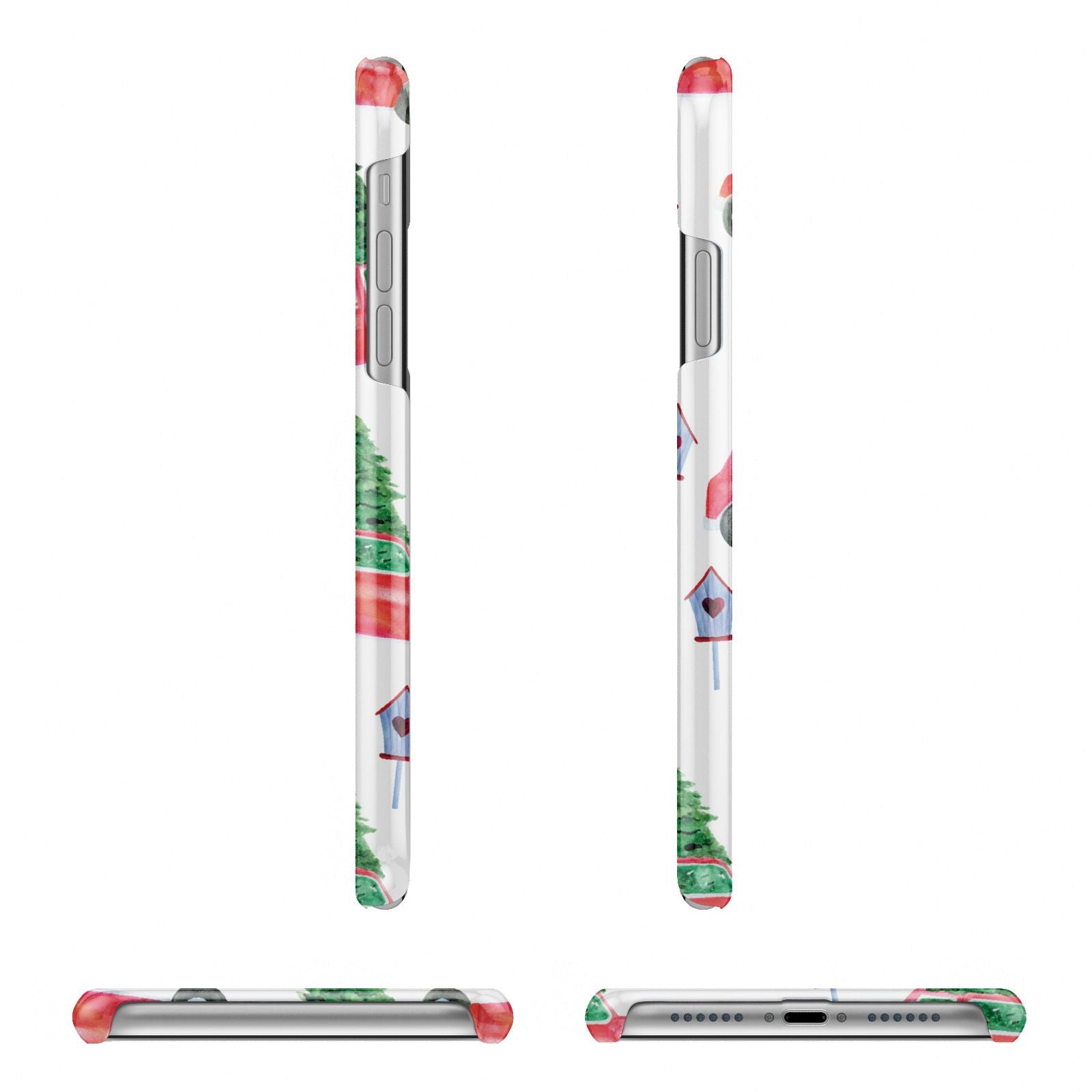 Driving home for Christmas Apple iPhone XR 3D Wrap Snap Case Angled Images on White Phone