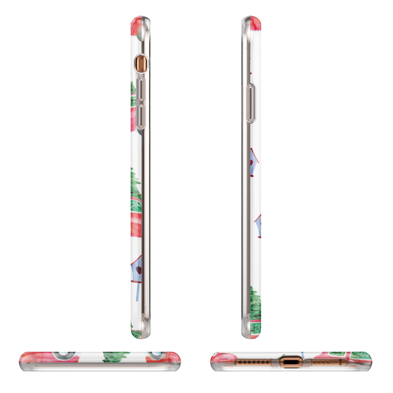 Driving home for Christmas Apple iPhone XS Max 3D Wrap Tough Case Alternative Image Angles