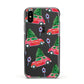 Driving home for Christmas Apple iPhone Xs Impact Case Black Edge on Black Phone