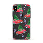 Driving home for Christmas Apple iPhone Xs Impact Case White Edge on Black Phone