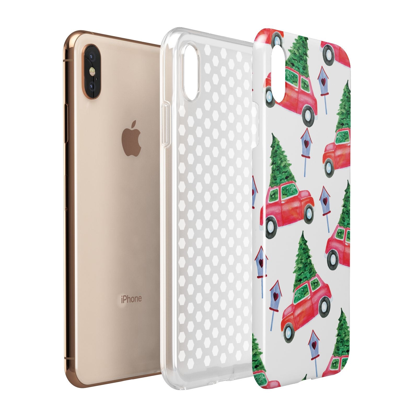 Driving home for Christmas Apple iPhone Xs Max 3D Tough Case Expanded View