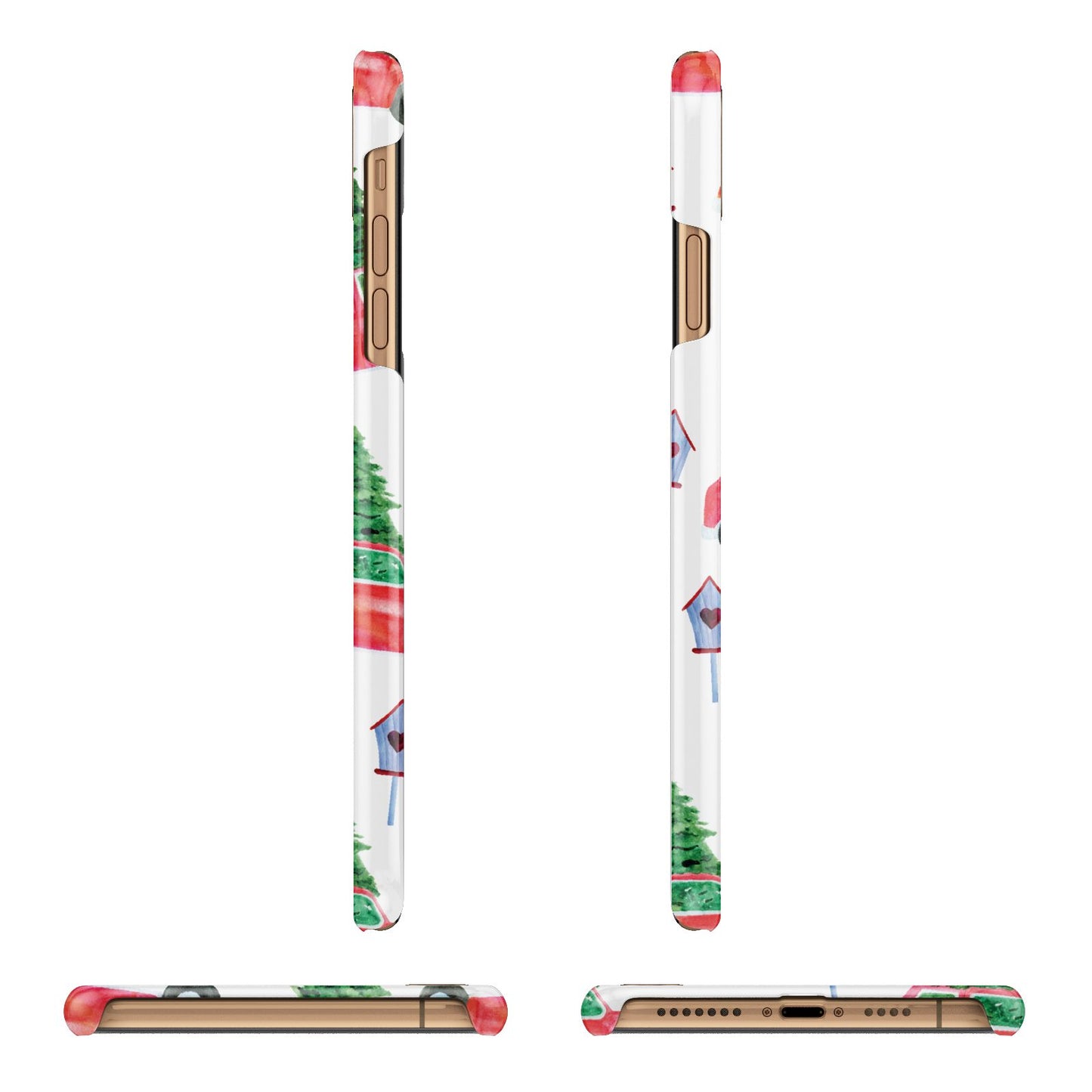 Driving home for Christmas Apple iPhone Xs Max 3D Wrap Snap Case Angled Images