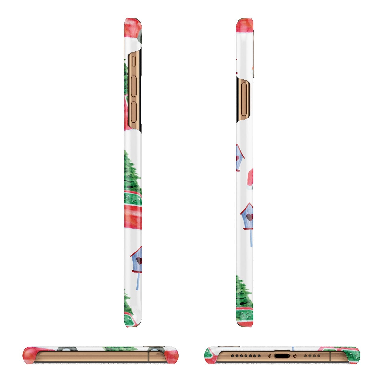 Driving home for Christmas Apple iPhone Xs Max 3D Wrap Snap Case Angled Images