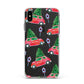 Driving home for Christmas Apple iPhone Xs Max Impact Case White Edge on Black Phone