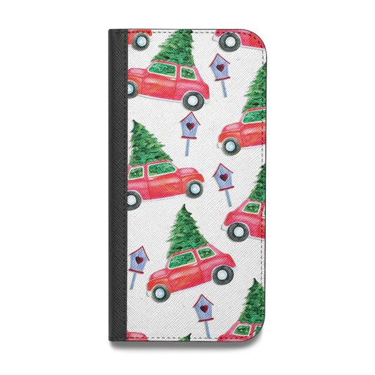Driving home for Christmas Vegan Leather Flip Samsung Case