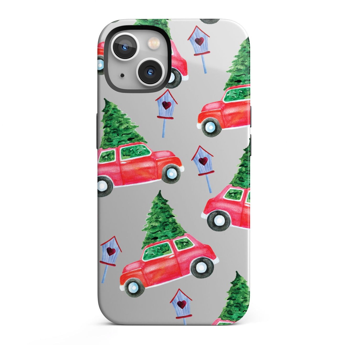 Driving home for Christmas iPhone 13 Full Wrap 3D Tough Case