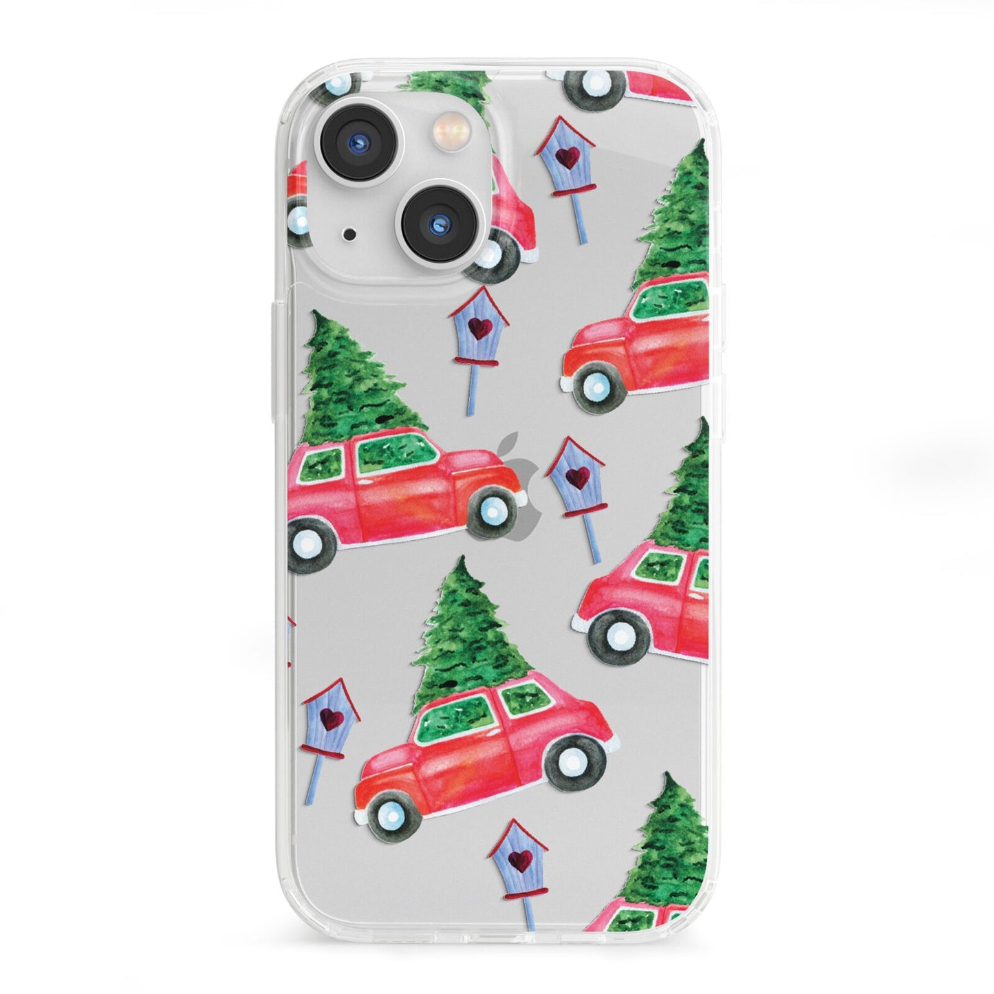 Driving home for Christmas iPhone 13 Mini Clear Bumper Case