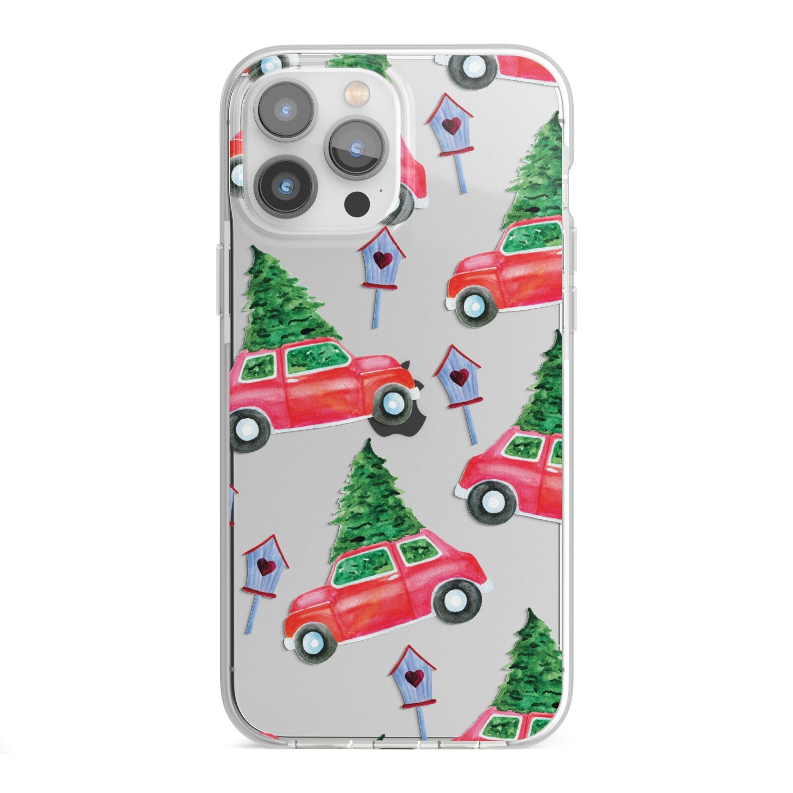 Driving home for Christmas iPhone 13 Pro Max TPU Impact Case with White Edges