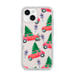 Driving home for Christmas iPhone 14 Clear Tough Case Starlight