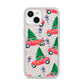 Driving home for Christmas iPhone 14 Glitter Tough Case Starlight