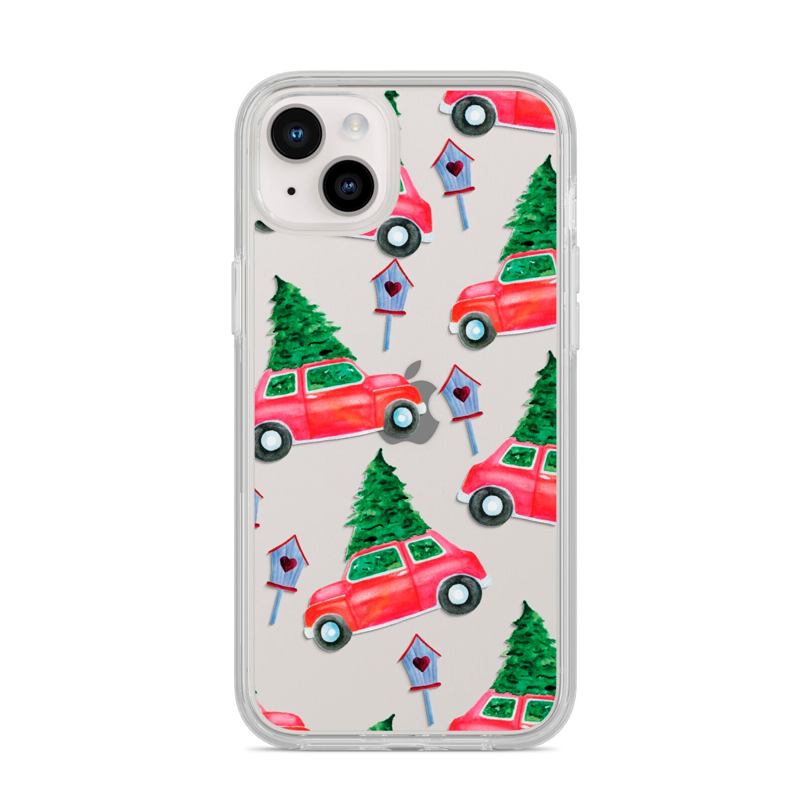 Driving home for Christmas iPhone 14 Plus Clear Tough Case Starlight
