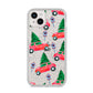 Driving home for Christmas iPhone 14 Plus Glitter Tough Case Starlight