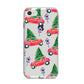 Driving home for Christmas iPhone 8 Bumper Case on Silver iPhone