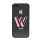 Drop Shadow Initial Apple iPhone 4s Case