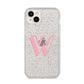 Drop Shadow Initial iPhone 14 Plus Glitter Tough Case Starlight
