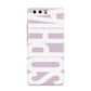 Dusty Pink with Bold White Text Huawei P10 Phone Case