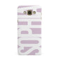 Dusty Pink with Bold White Text Samsung Galaxy A8 Case