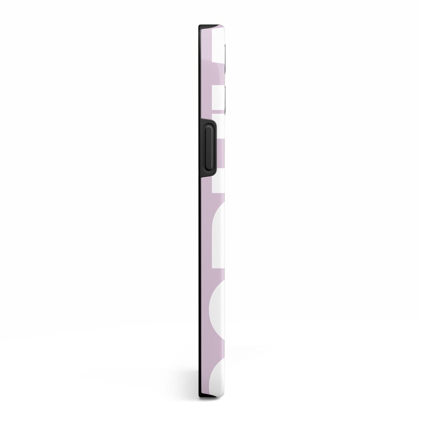 Dusty Pink with Bold White Text iPhone 13 Pro Max Side Image 3D Tough Case