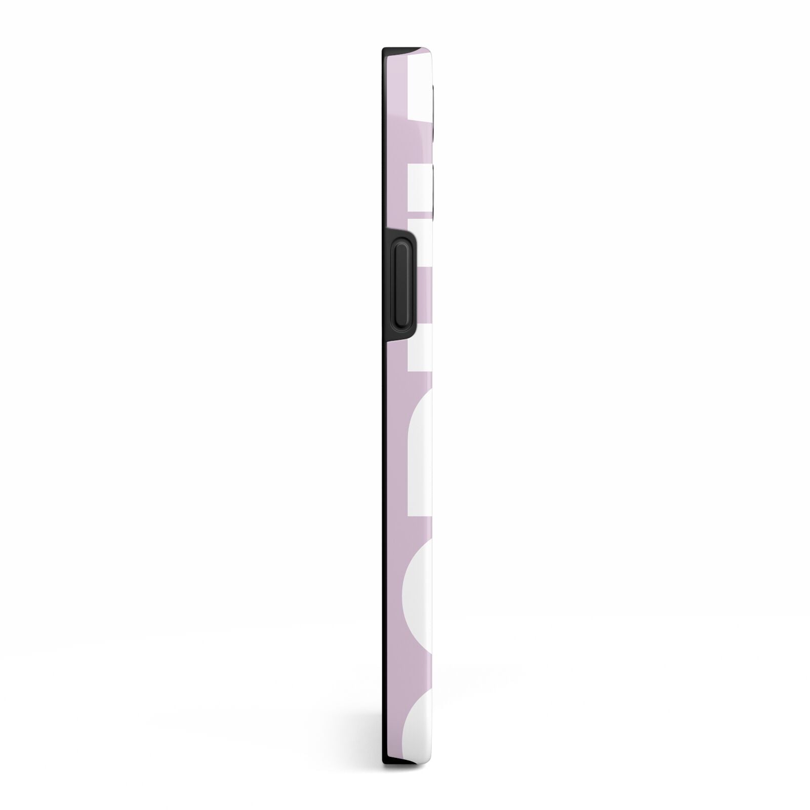 Dusty Pink with Bold White Text iPhone 13 Pro Max Side Image 3D Tough Case