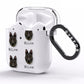 Dutch Shepherd Icon with Name AirPods Clear Case Side Image