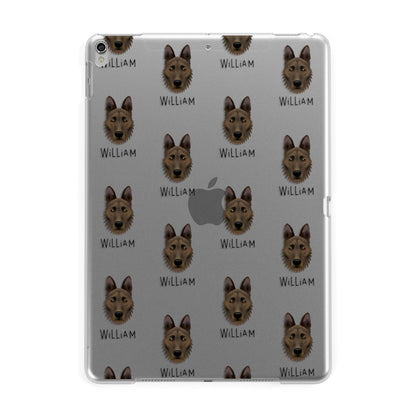 Dutch Shepherd Icon with Name Apple iPad Silver Case