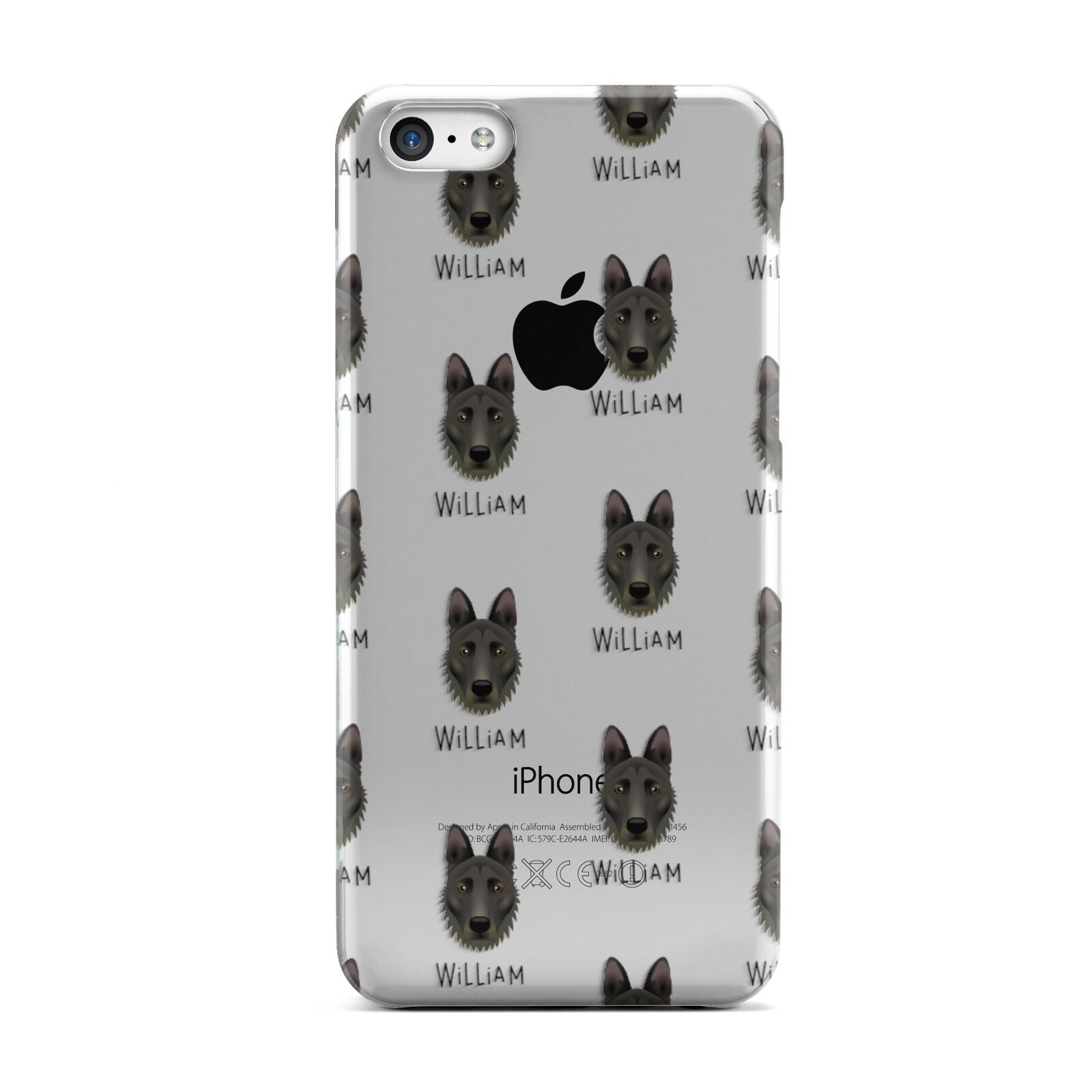 Dutch Shepherd Icon with Name Apple iPhone 5c Case