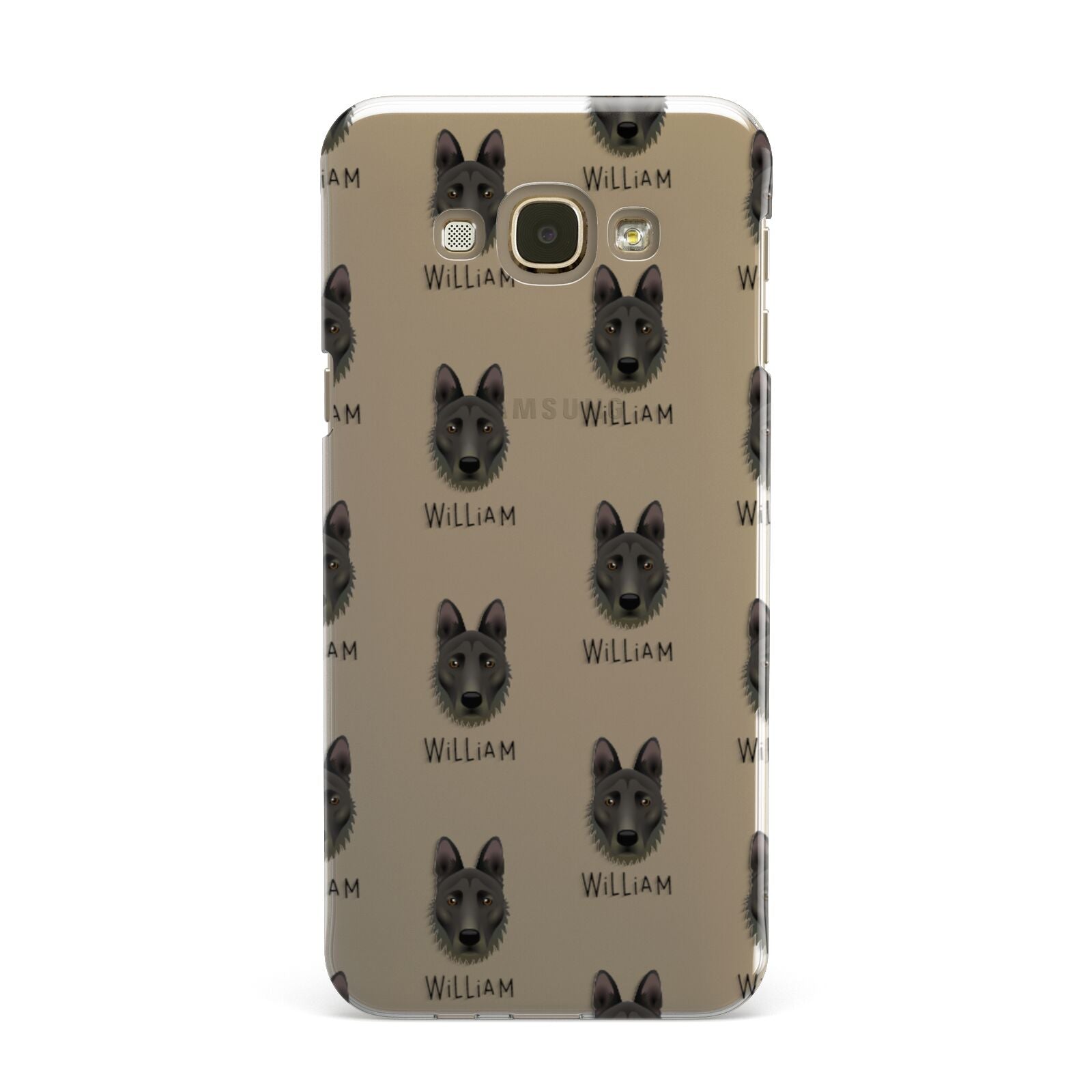 Dutch Shepherd Icon with Name Samsung Galaxy A8 Case