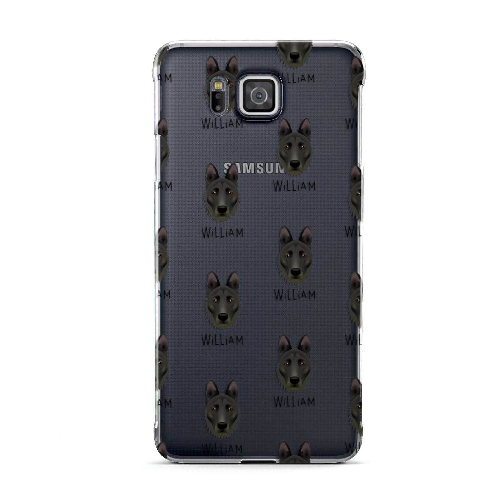 Dutch Shepherd Icon with Name Samsung Galaxy Alpha Case