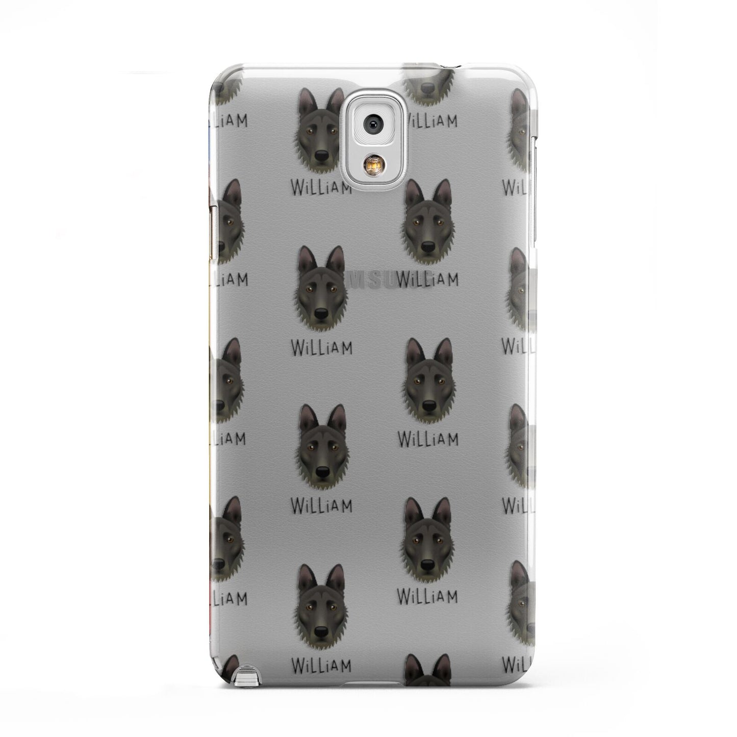 Dutch Shepherd Icon with Name Samsung Galaxy Note 3 Case