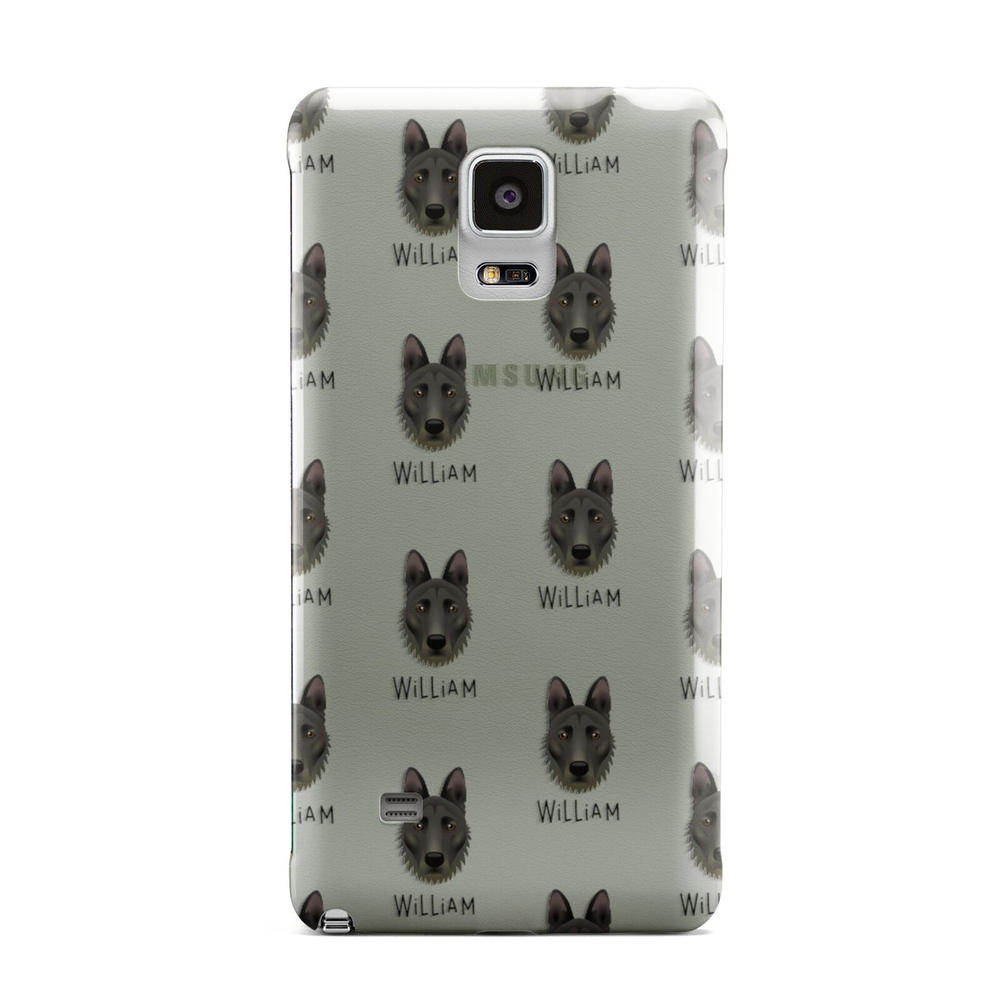 Dutch Shepherd Icon with Name Samsung Galaxy Note 4 Case