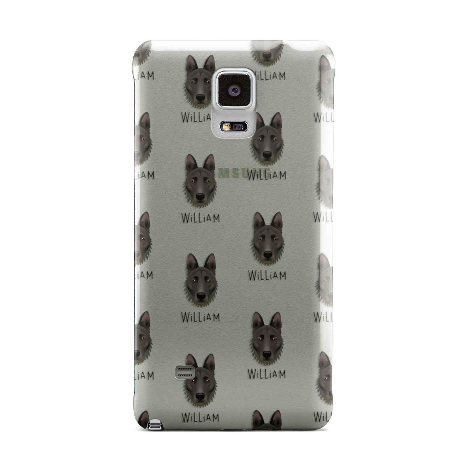Dutch Shepherd Icon with Name Samsung Galaxy Note 4 Case
