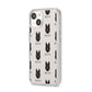 Dutch Shepherd Icon with Name iPhone 14 Clear Tough Case Starlight Angled Image