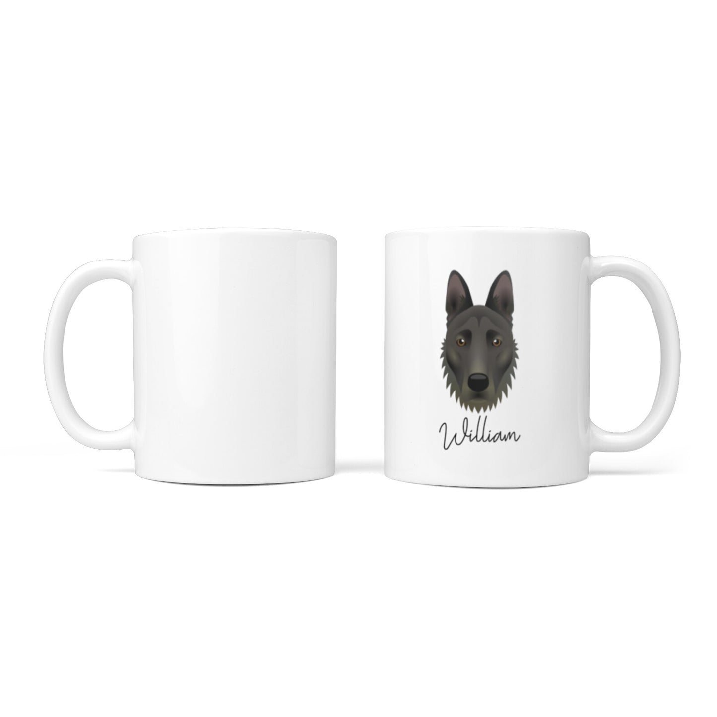 Dutch Shepherd Personalised 10oz Mug Alternative Image 3