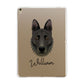 Dutch Shepherd Personalised Apple iPad Gold Case