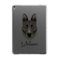 Dutch Shepherd Personalised Apple iPad Grey Case