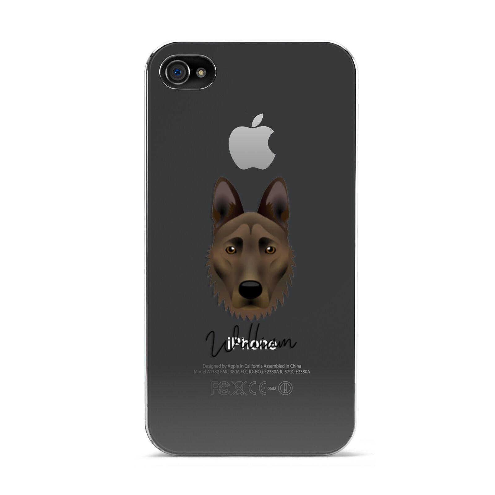 Dutch Shepherd Personalised Apple iPhone 4s Case
