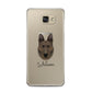 Dutch Shepherd Personalised Samsung Galaxy A5 2016 Case on gold phone