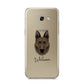 Dutch Shepherd Personalised Samsung Galaxy A5 2017 Case on gold phone