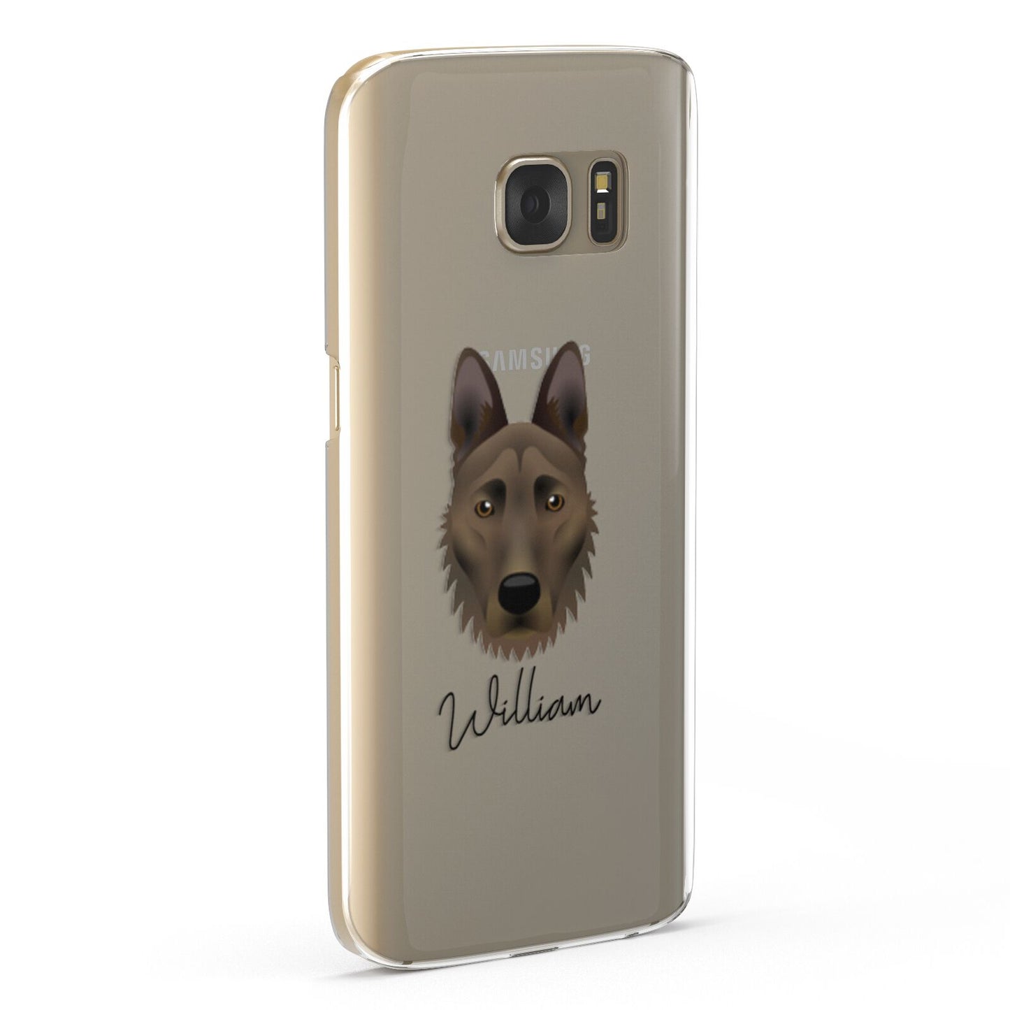 Dutch Shepherd Personalised Samsung Galaxy Case Fourty Five Degrees