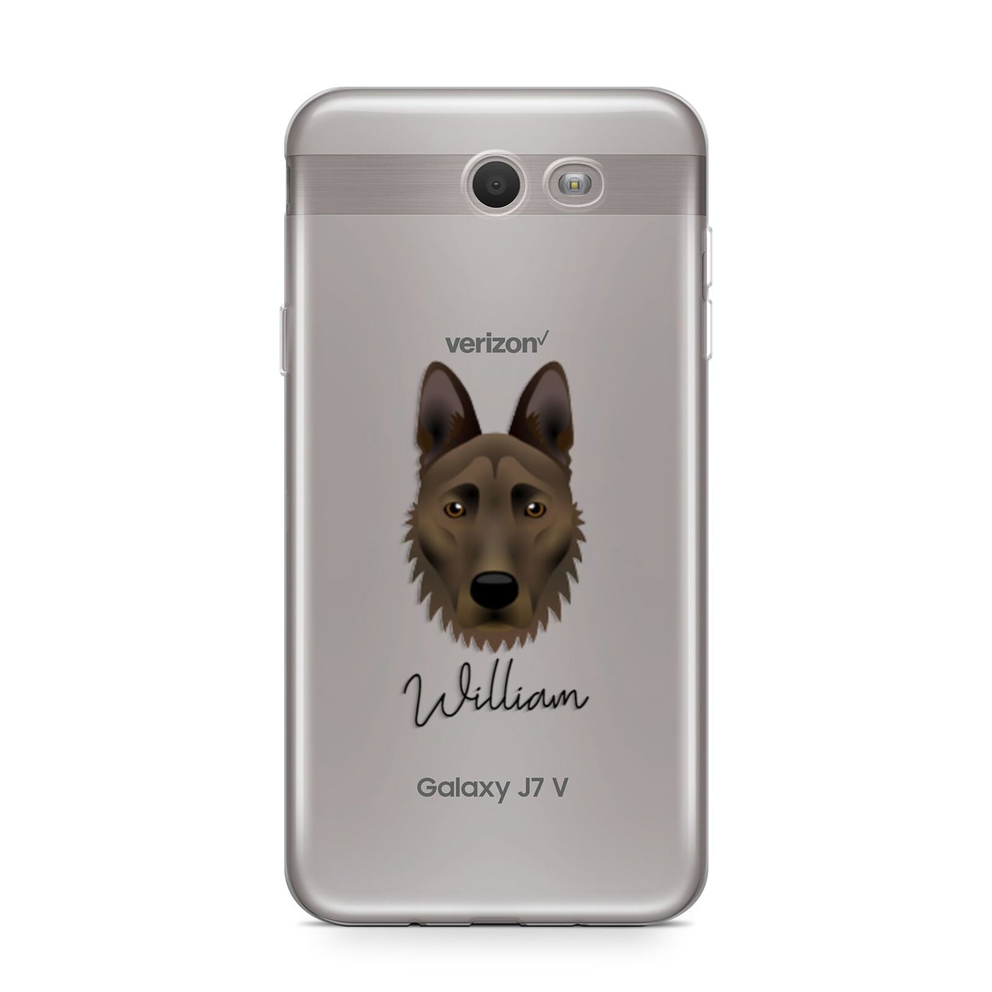 Dutch Shepherd Personalised Samsung Galaxy J7 2017 Case